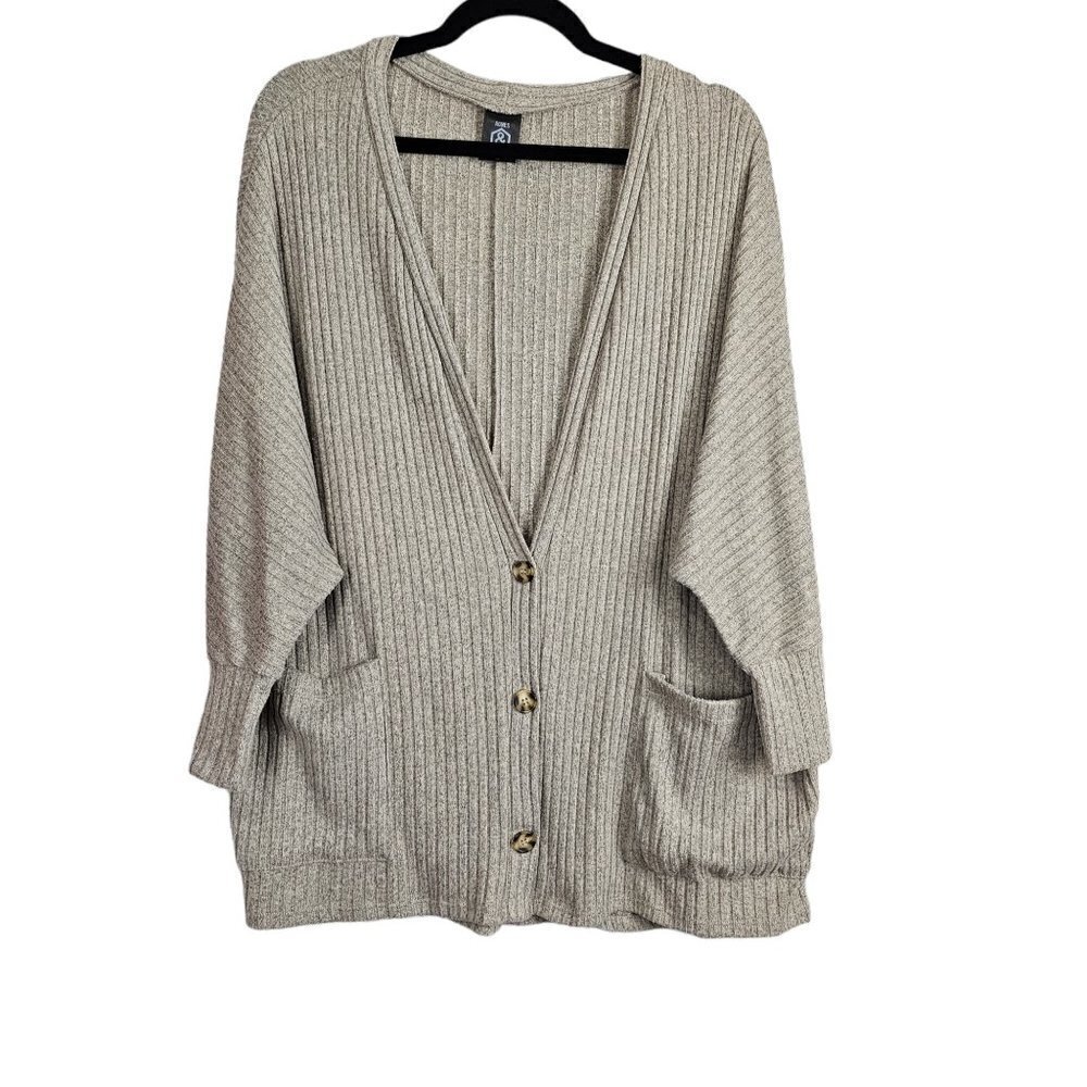 💥335 Agnes & Dora V Neck Button Up Ribbed Cardigan Sweater